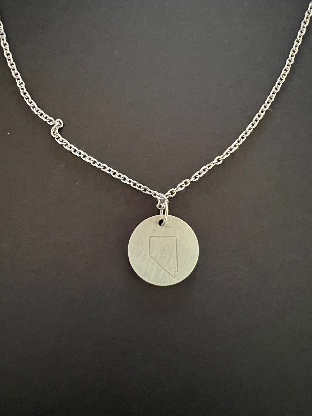 Victoria Emerson Silver Nevada Disc Necklace